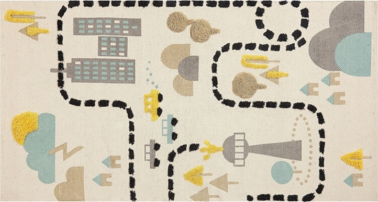 Picture of Beliani Dywan dziecicy baweniany 80 x 150 cm wielokolorowy SAZAK