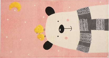 Attēls no Beliani Dywan dziecicy baweniany motyw misia 80 x 150 cm wielokolorowy TAPAK