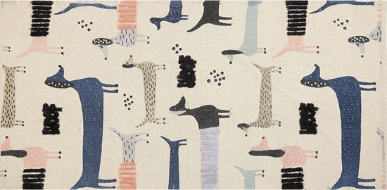 Picture of Beliani Dywan dziecicy baweniany wzór w psy 80 x 150 cm wielokolorowy TEMIAJ