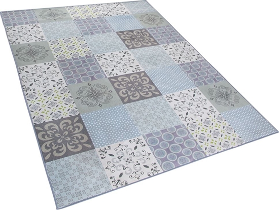 Picture of Beliani Dywan mozaika 160 x 230 cm wielokolorowy INKAYA