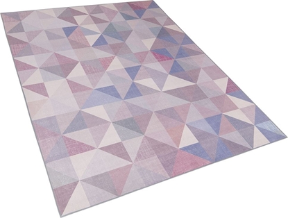 Attēls no Beliani Dywan niebiesko-szary 160 x 230 cm krótkowosy KARTEPE