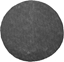 Attēls no Beliani Dywan okrgy 140 cm ciemnoszary DEMRE