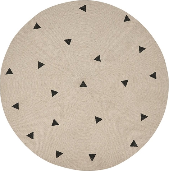 Picture of Beliani Dywan okrgy baweniany ø 140 cm beowy DURG