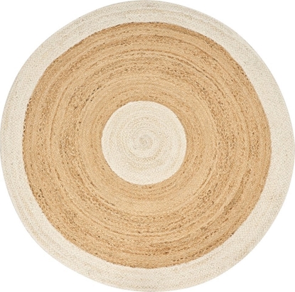 Attēls no Beliani Dywan okrgy z juty ø 140 cm beowo-biay YAYALAR