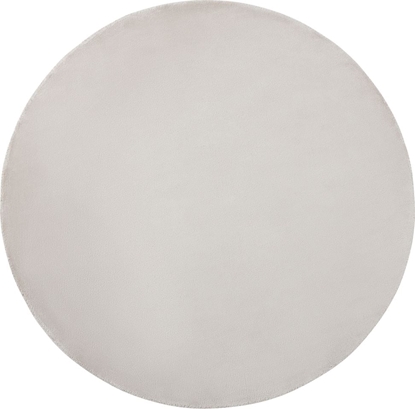 Attēls no Beliani Dywan okrgy z wiskozy 140 cm cm jasnoszary GESI II