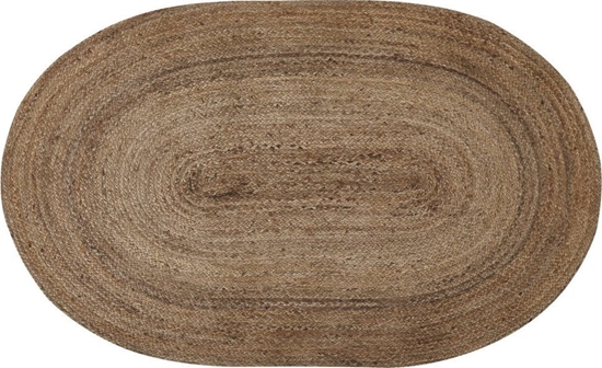 Picture of Beliani Dywan owalny jutowy 100 x 150 cm beowy DEMIRCI!