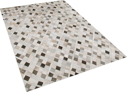 Attēls no Beliani Dywan patchwork skórzany 140 x 200 cm wielokolorowy HIRKA