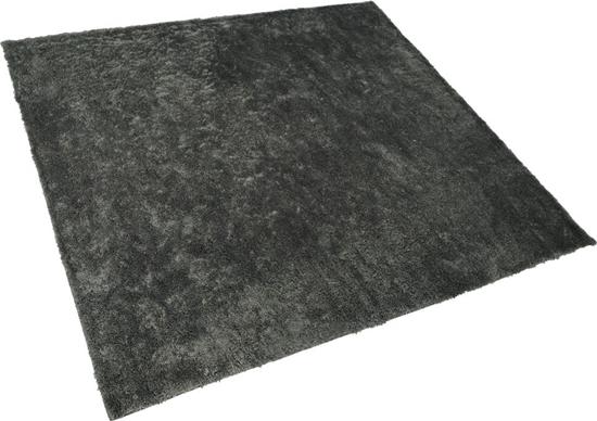 Изображение Beliani Dywan shaggy 200 x 200 cm ciemnoszary EVREN