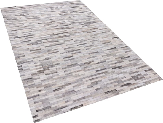 Picture of Beliani Dywan skórzany szary 140 x 200 cm AHILLI