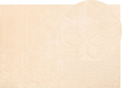 Attēls no Beliani Dywan sztuczne futro królika 160 x 230 cm beowy THATTA