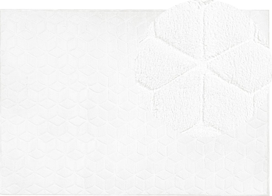 Picture of Beliani Dywan sztuczne futro królika 160 x 230 cm biay THATTA