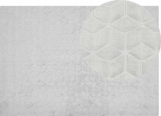 Picture of Beliani Dywan sztuczne futro królika 160 x 230 cm mitowy szary THATTA