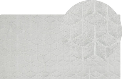 Attēls no Beliani Dywan sztuczne futro królika 80 x 150 cm mitowy szary THATTA