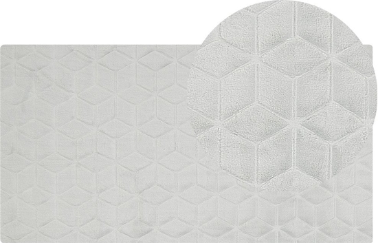 Picture of Beliani Dywan sztuczne futro królika 80 x 150 cm mitowy szary THATTA