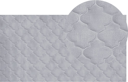 Attēls no Beliani Dywan sztuczne futro królika 80 x 150 cm szary GHARO