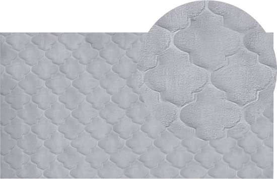 Picture of Beliani Dywan sztuczne futro królika 80 x 150 cm szary GHARO