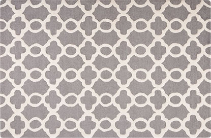 Attēls no Beliani Dywan weniany 140 x 200 cm szary ZILE