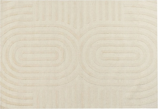 Изображение Beliani Dywan weniany 160 x 230 cm beowy MASTUNG