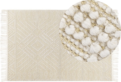 Attēls no Beliani Dywan weniany 160 x 230 cm beowy MAVIKENT