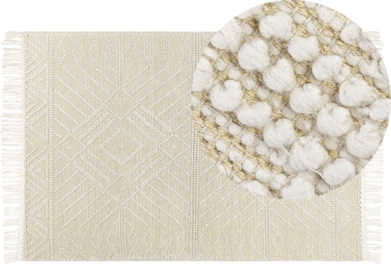 Изображение Beliani Dywan weniany 160 x 230 cm beowy MAVIKENT