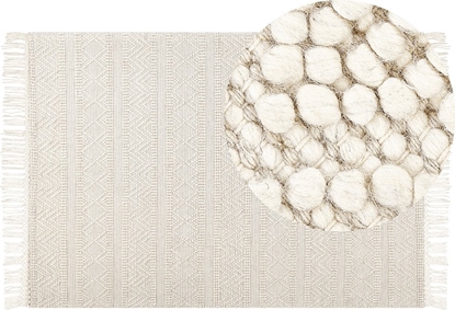 Attēls no Beliani Dywan weniany 160 x 230 cm beowy PERTEK