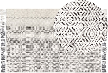 Attēls no Beliani Dywan weniany 160 x 230 cm biao-szary OMERLI Bel