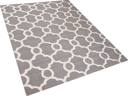 Attēls no Beliani Dywan weniany 160 x 230 cm szary ZILE