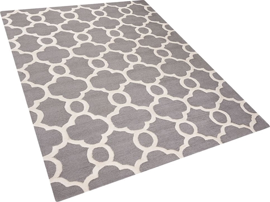 Picture of Beliani Dywan weniany 160 x 230 cm szary ZILE