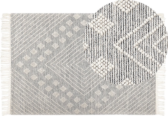 Picture of Beliani Dywan weniany 160 x 230 cm szaro-biay SAVUR