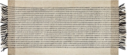 Attēls no Beliani Dywan weniany 80 x 150 cm beowo-czarny DIVARLI