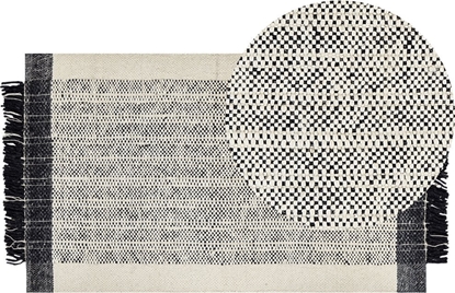 Attēls no Beliani Dywan weniany 80 x 150 cm biao-czarny KETENLI