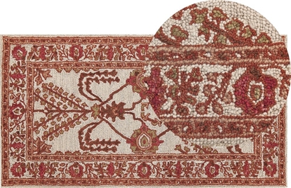 Attēls no Beliani Dywan weniany 80 x 150 cm pomaraczowo-beowy ADILCEVAZ!