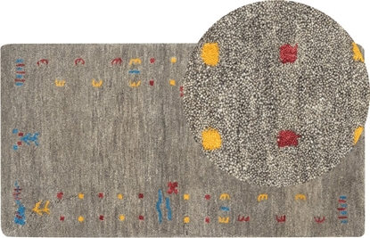 Attēls no Beliani Dywan weniany 80 x 150 cm szary SEYMEN