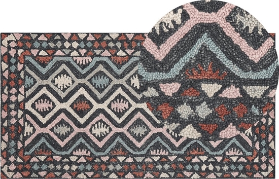 Picture of Beliani Dywan weniany 80 x 150 cm wielokolorowy HAYMANA!