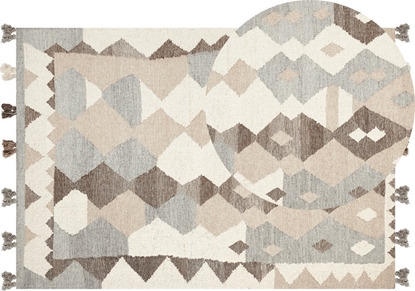 Attēls no Beliani Dywan weniany kilim 160 x 230 cm wielokolorowy ARALEZ