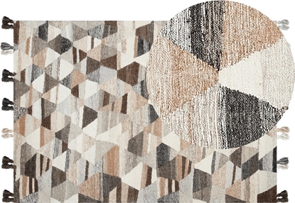 Attēls no Beliani Dywan weniany kilim 160 x 230 cm wielokolorowy ARGAVAND