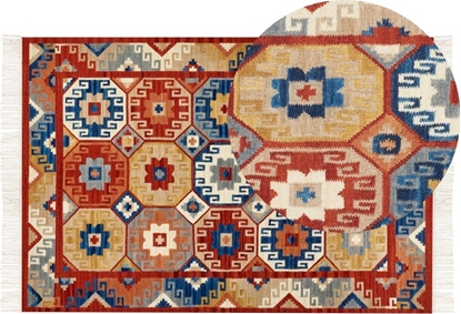 Attēls no Beliani Dywan weniany kilim 200 x 300 cm wielokolorowy LUSARAT