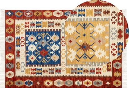 Attēls no Beliani Dywan weniany kilim 200 x 300 cm wielokolorowy VOSKEHAT