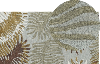 Attēls no Beliani Dywan Weniany Z Motywem Rolinnym 80 X 150 Cm Vize!