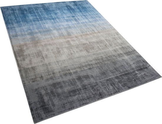 Изображение Beliani Dywan wiskozowy 200 x 300 cm niebiesko-szary ERCIS