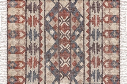 Attēls no Beliani Dywan z juty 140 x 200 cm wielokolorowy KALFA