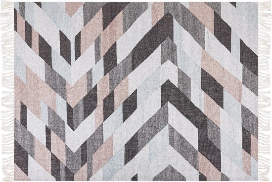 Изображение Beliani Dywan z juty 140 x 200 cm wielokolorowy NAKKAS