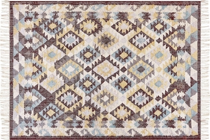 Attēls no Beliani Dywan z juty 160 x 230 cm wielokolorowy FENER