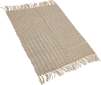 Attēls no Beliani Dywan z juty 50 x 80 cm beowy ADABAG