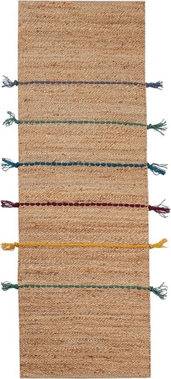 Picture of Beliani Dywan z juty 70 x 200 cm beowy UZUNTA