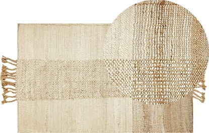 Attēls no Beliani Dywan z juty 80 x 150 cm beowy HAMZALAR