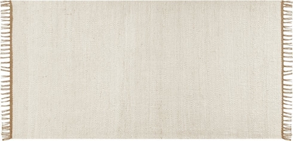 Attēls no Beliani Dywan z juty 80 x 150 cm jasnobeowy LUNIA