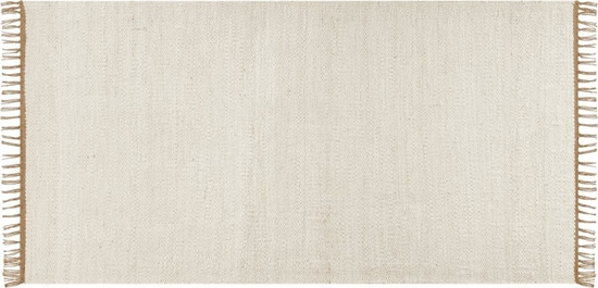 Изображение Beliani Dywan z juty 80 x 150 cm jasnobeowy LUNIA