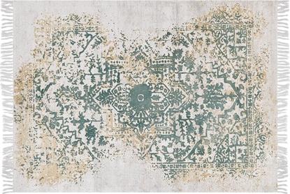 Attēls no Beliani Dywan z wiskozy 140 x 200 cm beowo-zielony BOYALI!