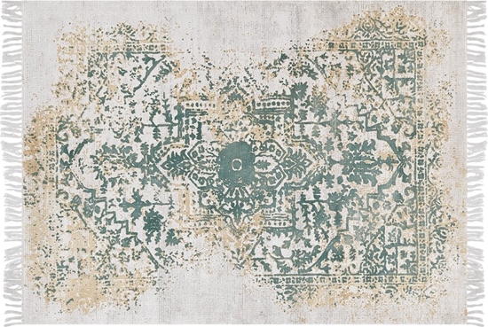 Picture of Beliani Dywan z wiskozy 140 x 200 cm beowo-zielony BOYALI!